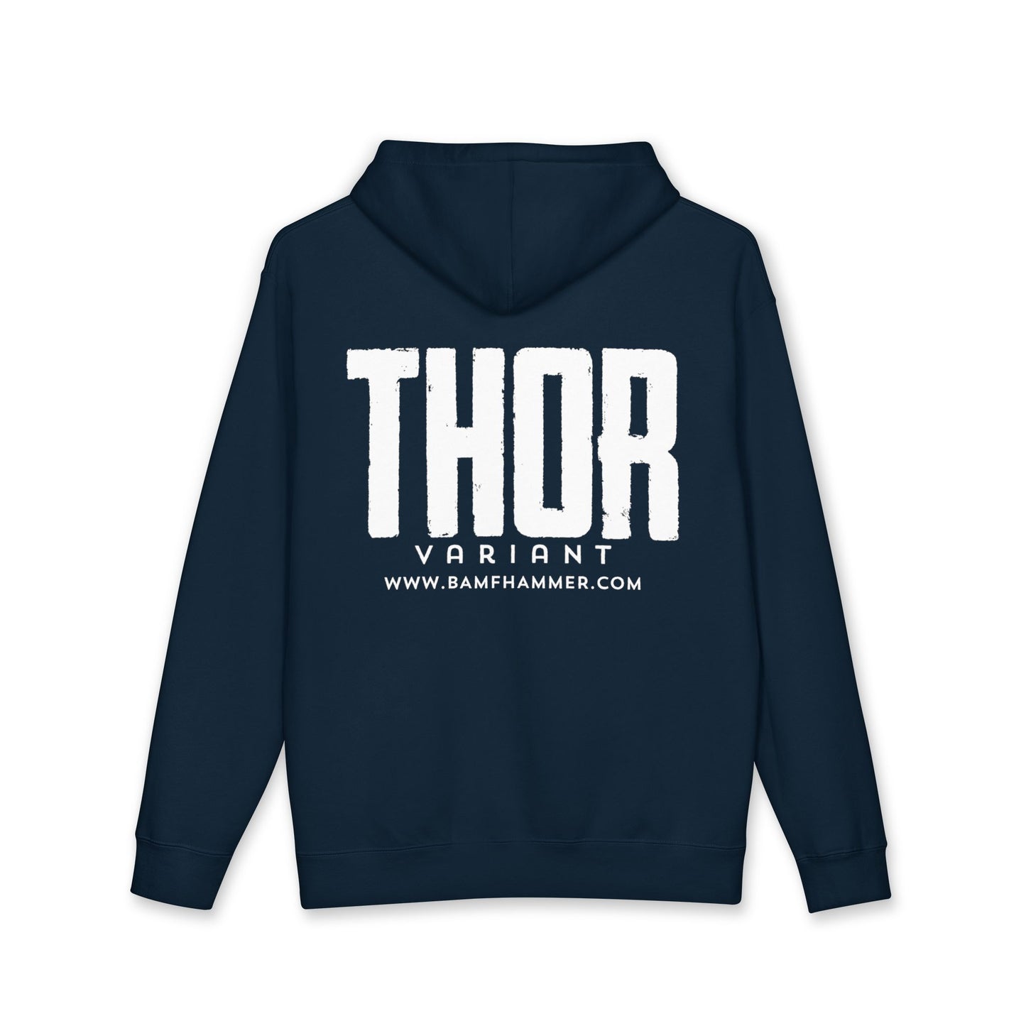 Thor Variant BAMF Hammer Hoodie — Graphic Marvel-Inspired Pullover