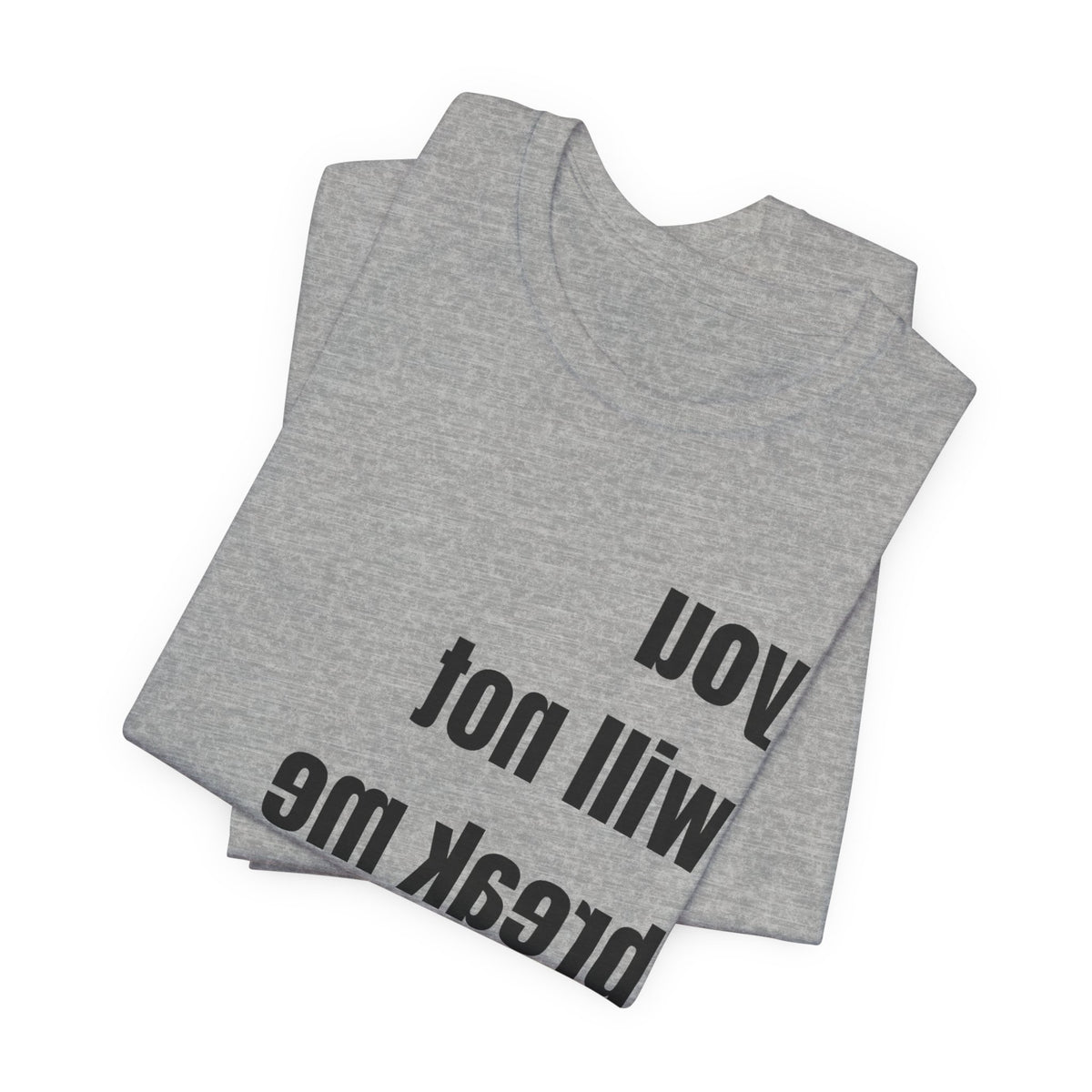 'You will not break me' Mirror t