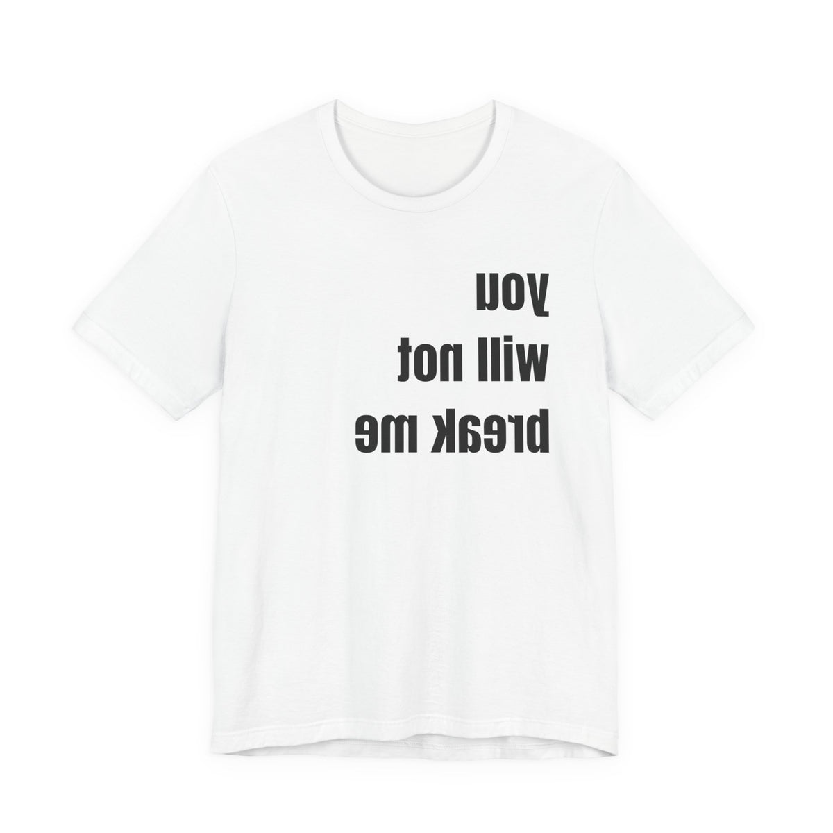 'You will not break me' Mirror t