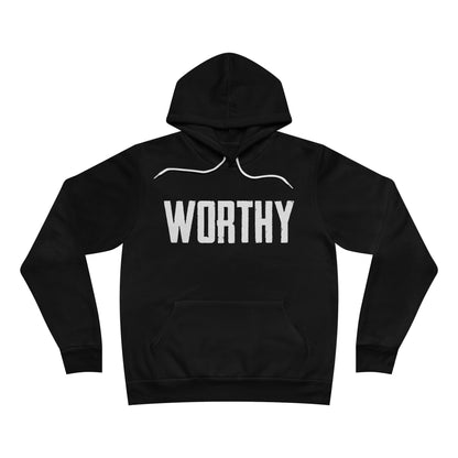 WORTHY Unisex Sponge Fleece Pullover Hoodie