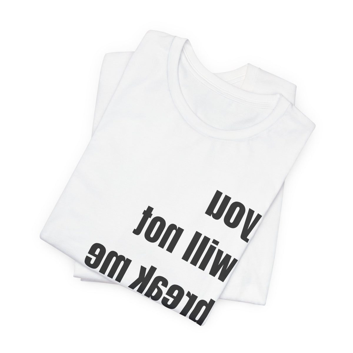 'You will not break me' Mirror t