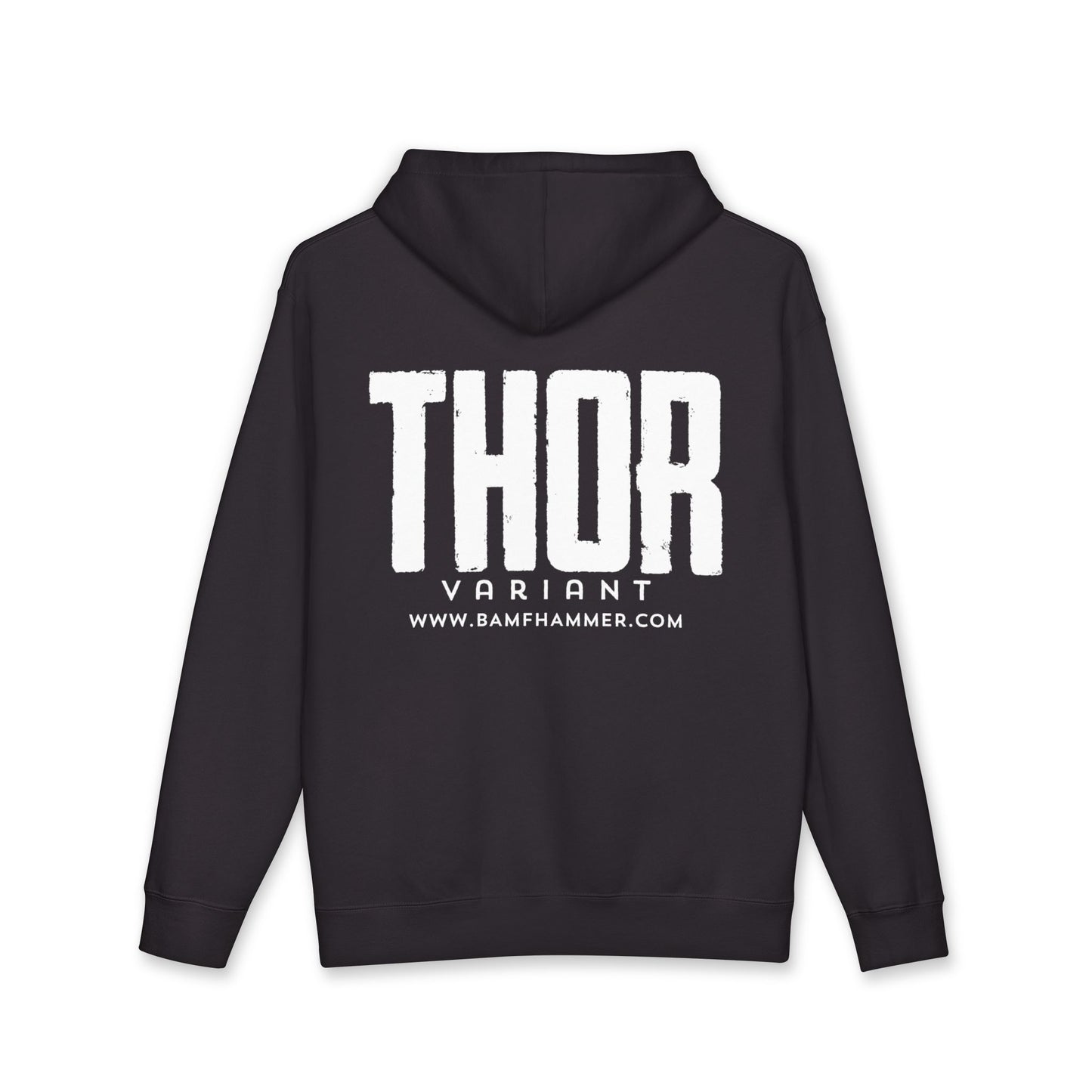 Thor Variant BAMF Hammer Hoodie — Graphic Marvel-Inspired Pullover