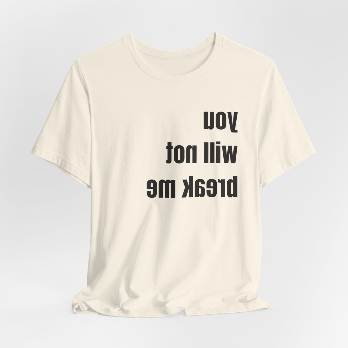 'You will not break me' Mirror t