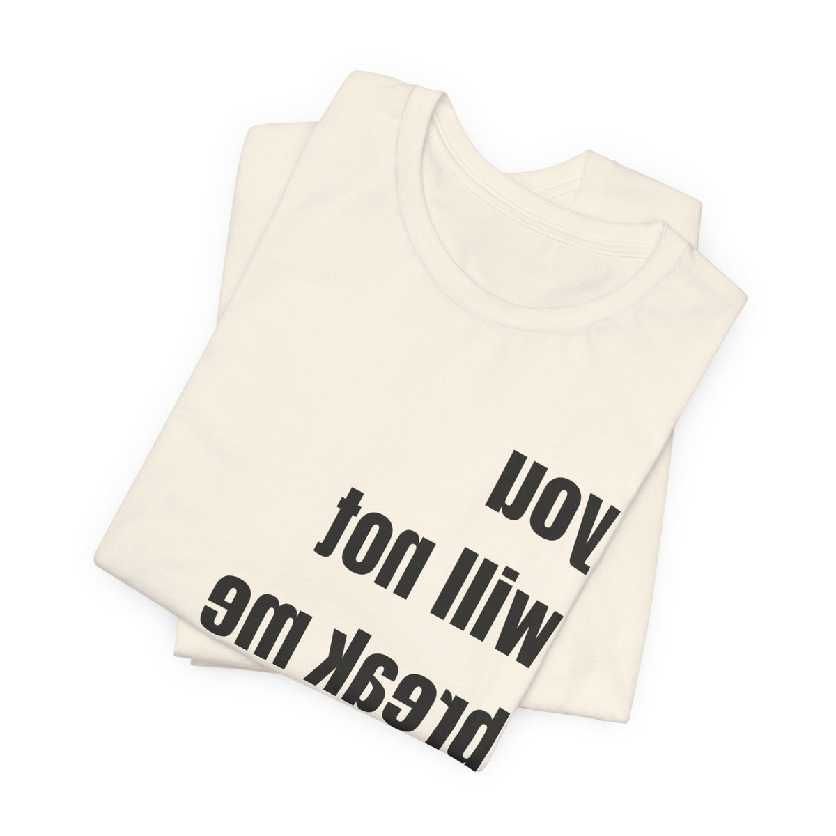 'You will not break me' Mirror t