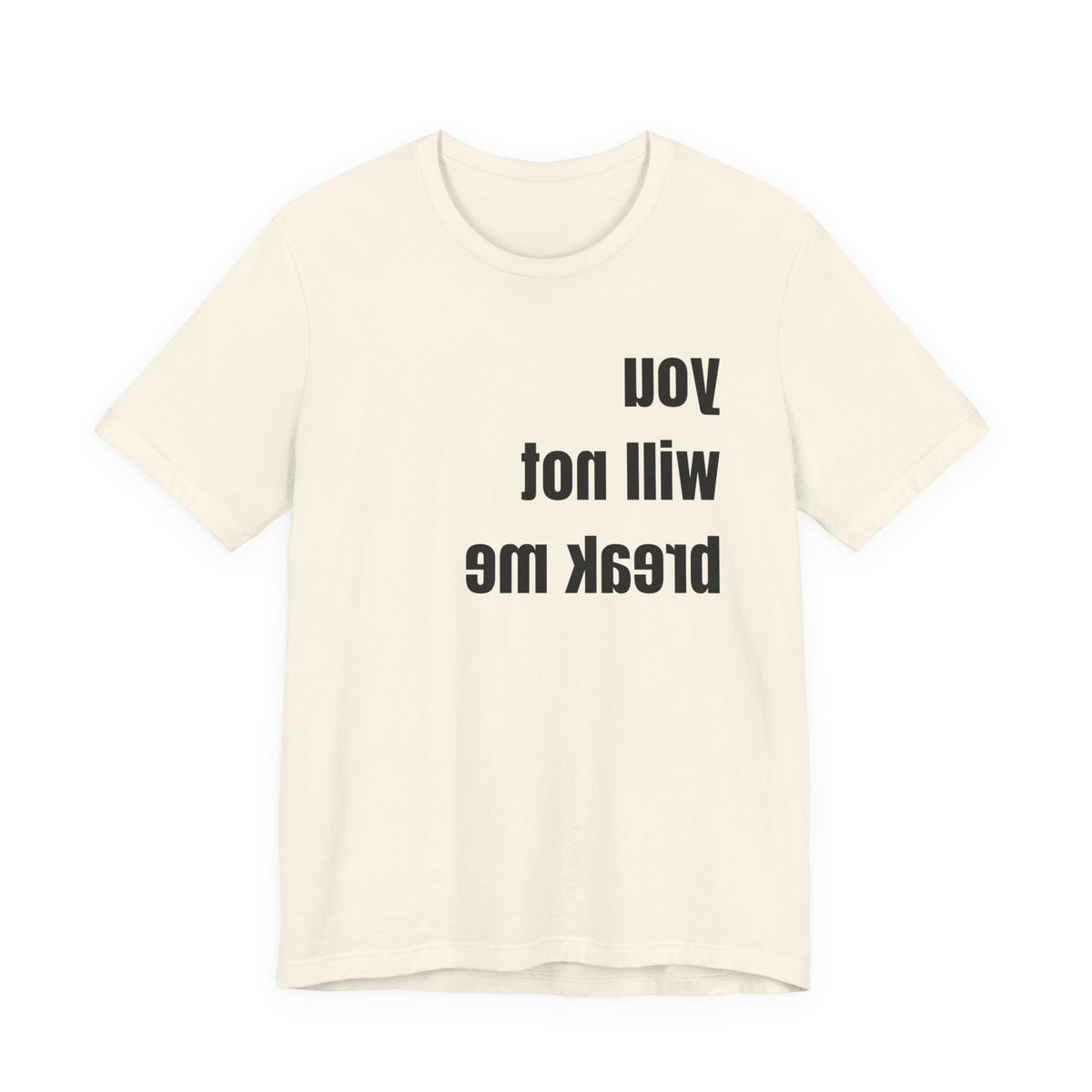 'You will not break me' Mirror t